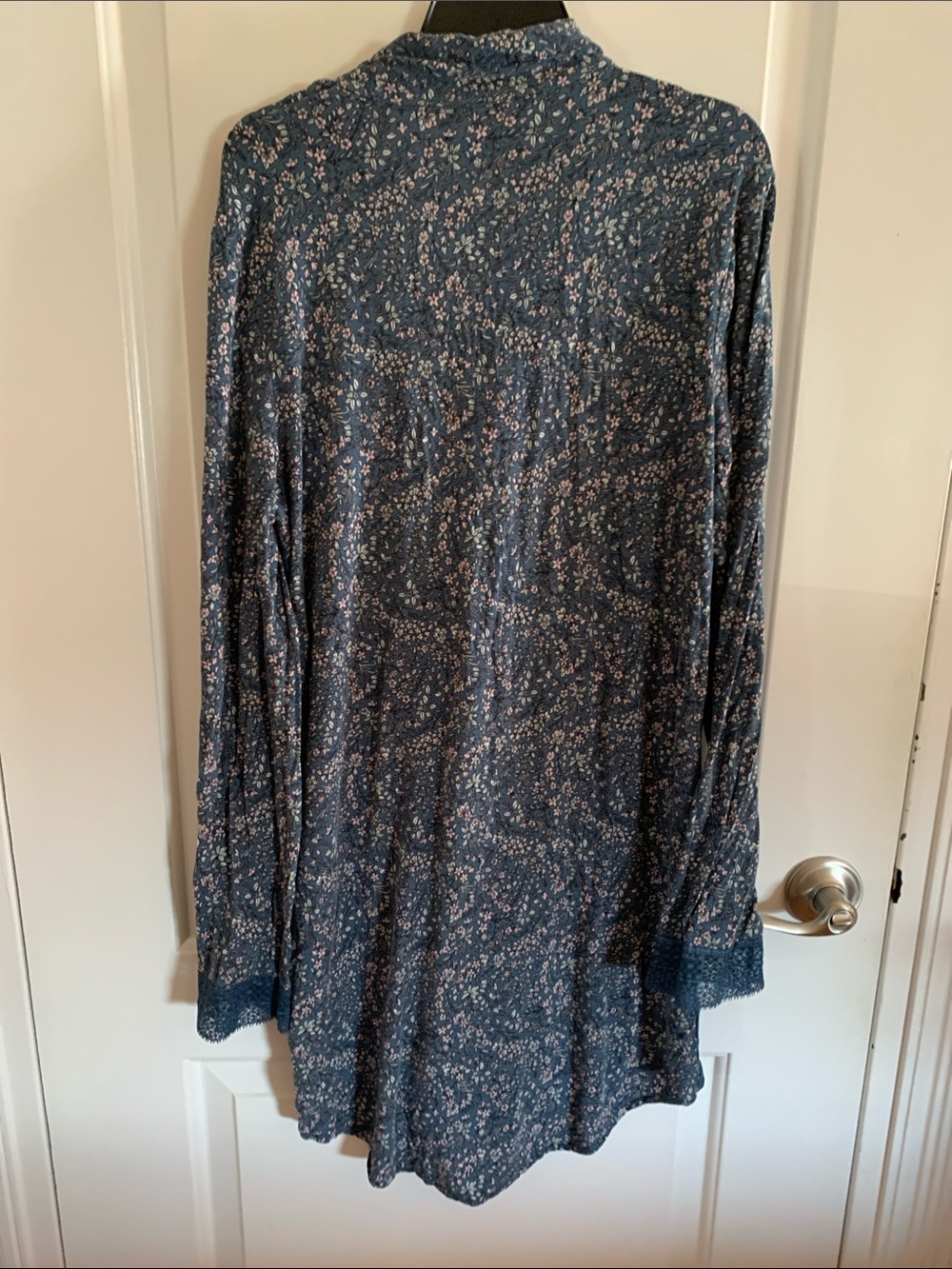 Victoria's Secret Dusty Blue Floral Nightgown - Picture 5 of 5